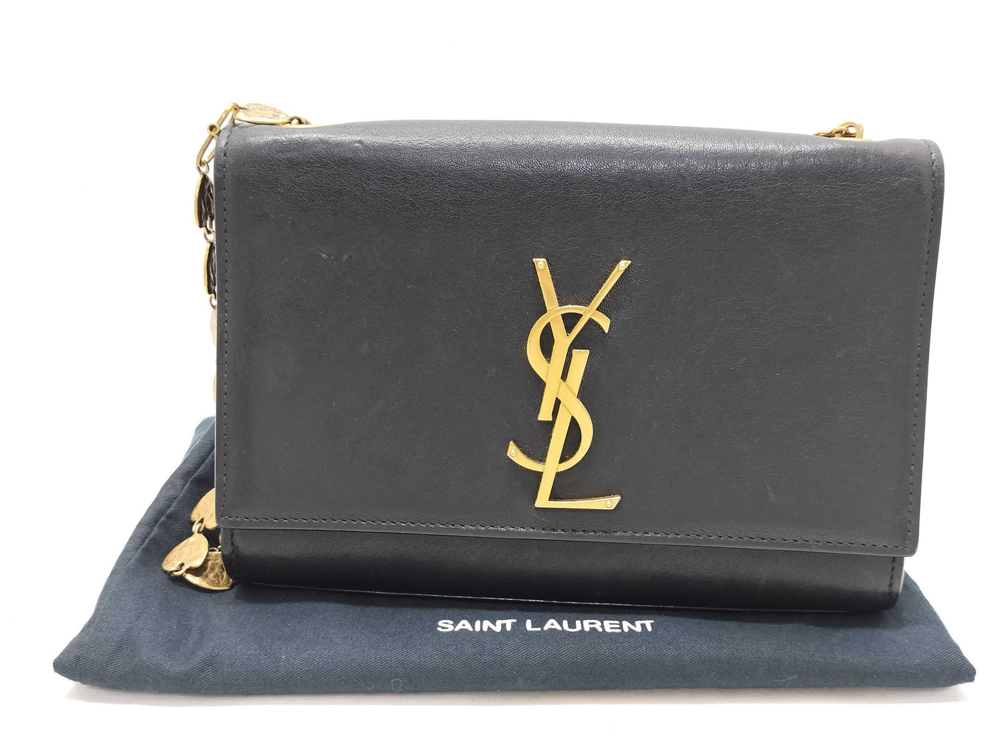 SAINT LAURENT Saint Laurent Heart Chain Shoulder Bag Shoulder Bag