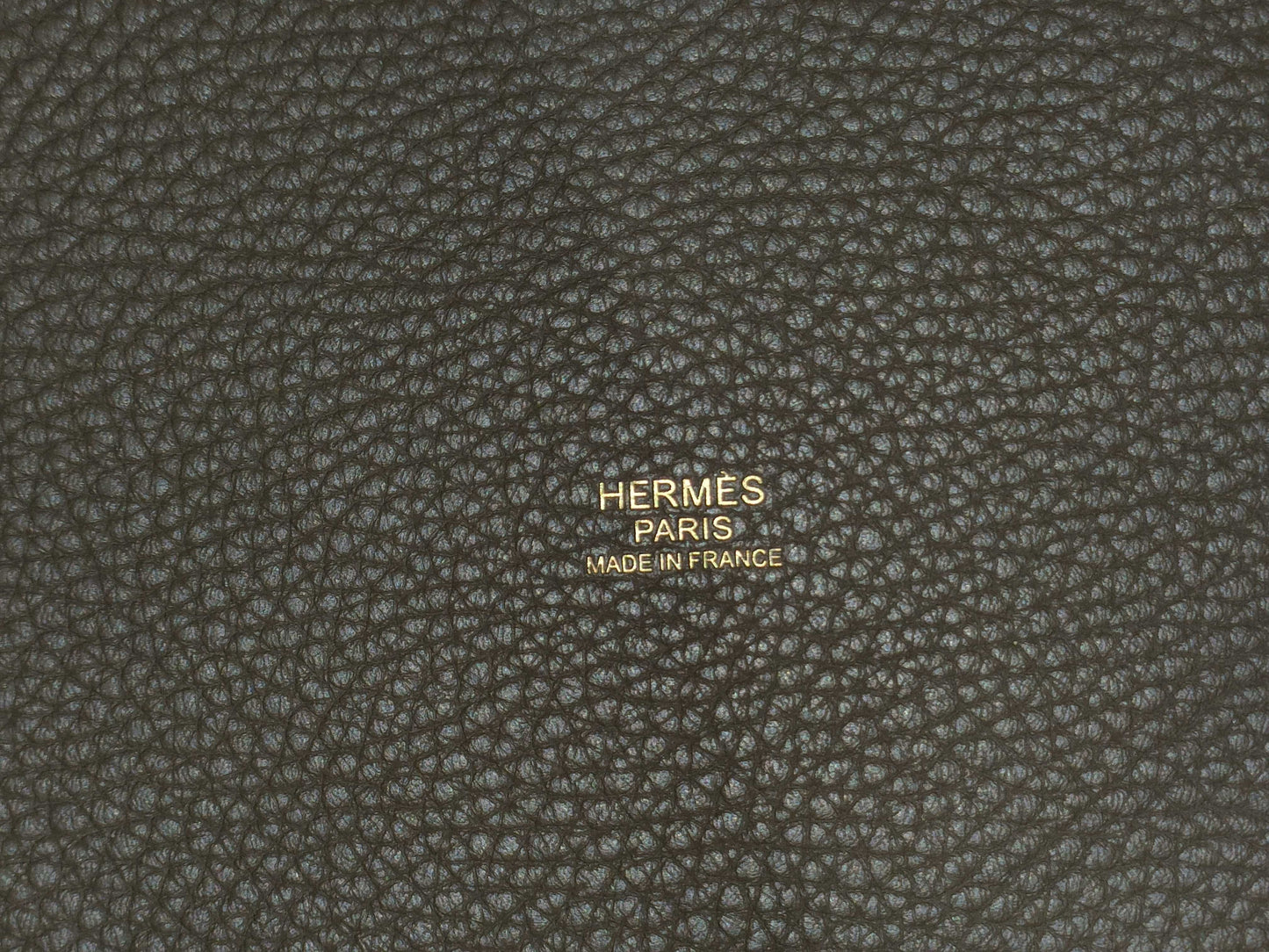 HERMES Picotin MM Etoupe Gold Hardware C Stamp Taurillon Handbag