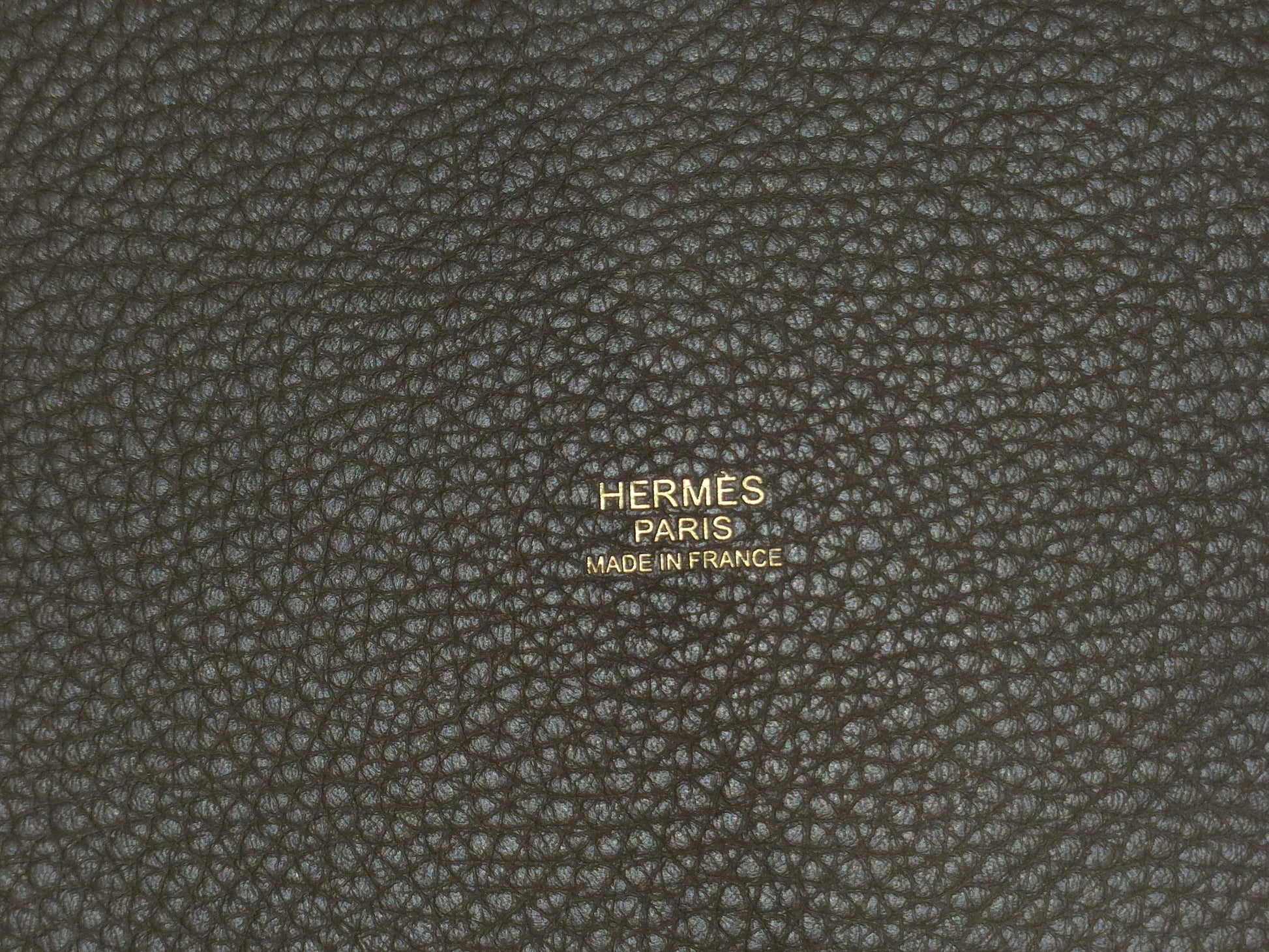 HERMES Picotin MM Etoupe Gold Hardware C Stamp Taurillon Handbag
