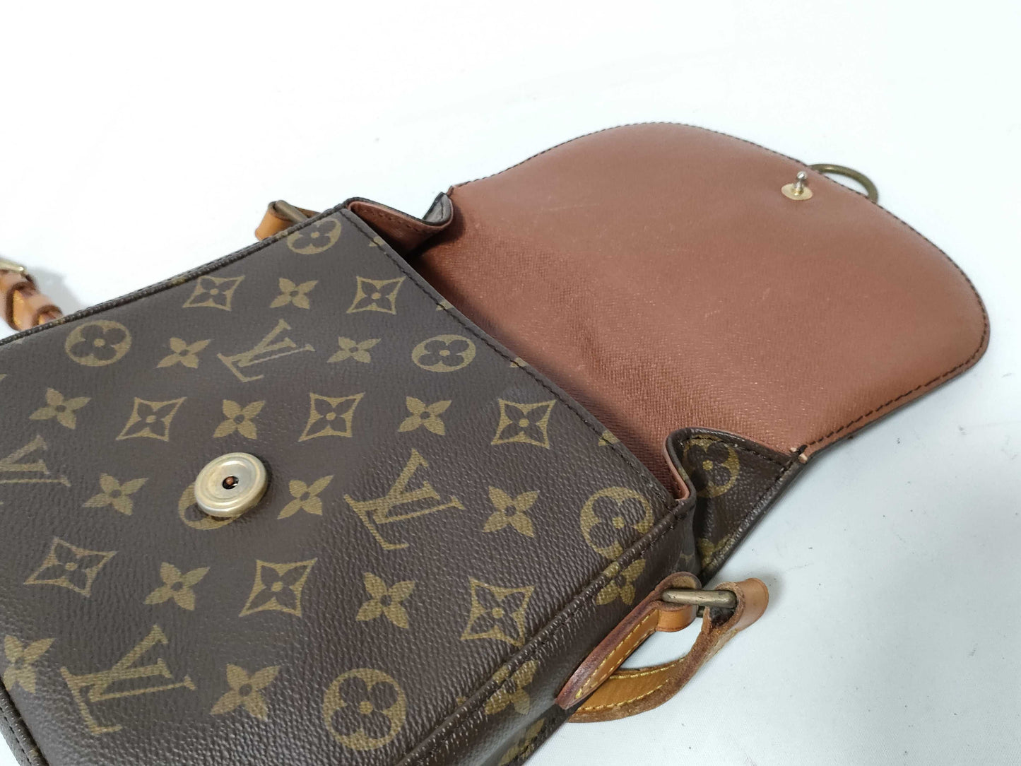 LOUIS VUITTON Monogram LV Mono Mini Saint-Cloud Shoulder Bag