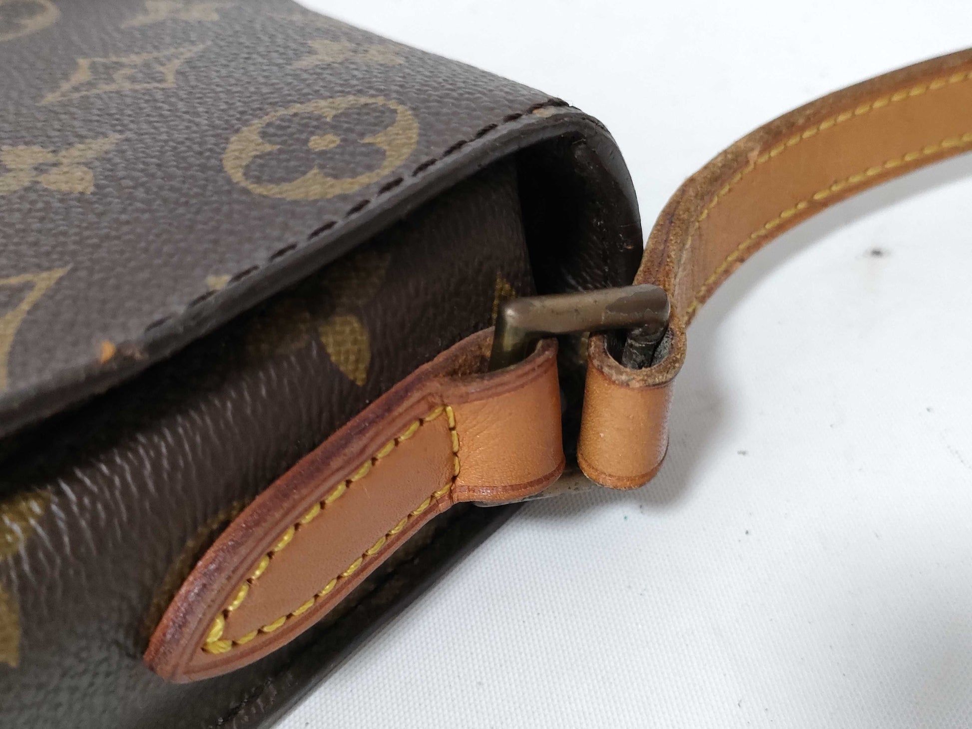 LOUIS VUITTON Monogram LV Mono Mini Saint-Cloud Shoulder Bag