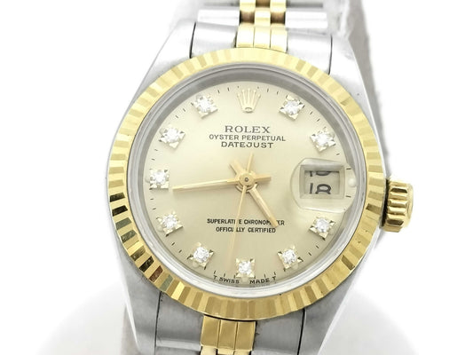 ROLEX 69173G R958043 Champagne Dial Women's Watch