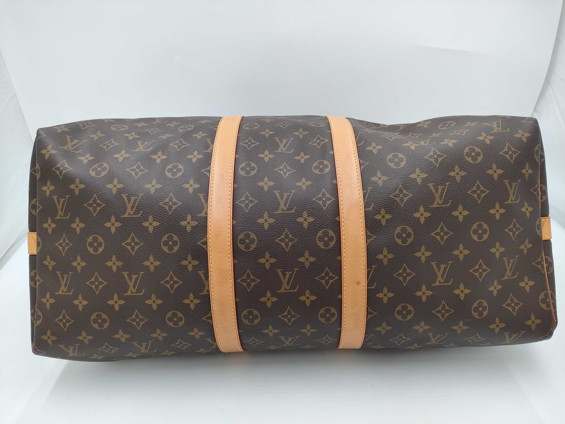 LOUIS VUITTON Monogram Keepall Bandouliere 55 Boston Bag SP1918 Bag