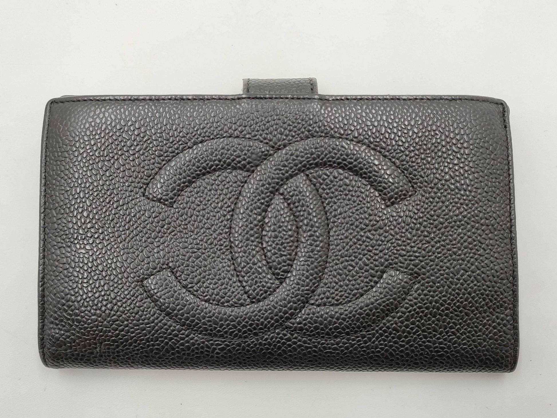 CHANEL Caviar Leather Bifold Wallet