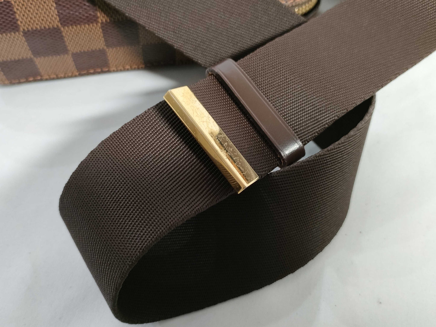 LOUIS VUITTON RFID verification not possible CA0074 Damier Louis Vuitton Damier Damier Geronimos body bag shoulder bag