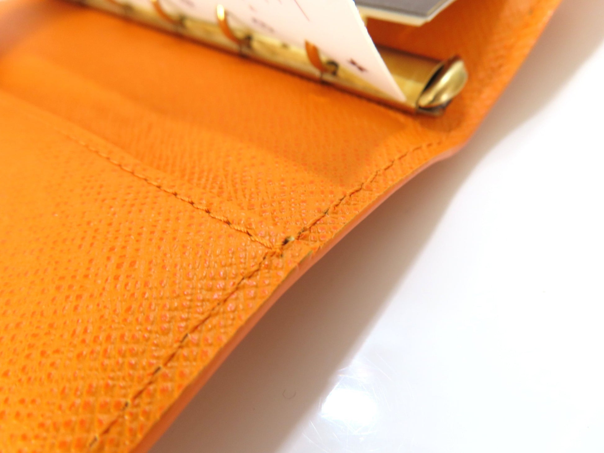 LOUIS VUITTON Epi Louis Vuitton Agenda PM Mandarin R2005 Notebook Cover