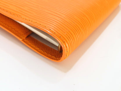 LOUIS VUITTON Epi Louis Vuitton Agenda PM Mandarin R2005 Notebook Cover