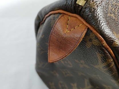 LOUIS VUITTON RFID verification failed. AA1003 Monogram Louis Vuitton Speedy 30 M41526 handbag.