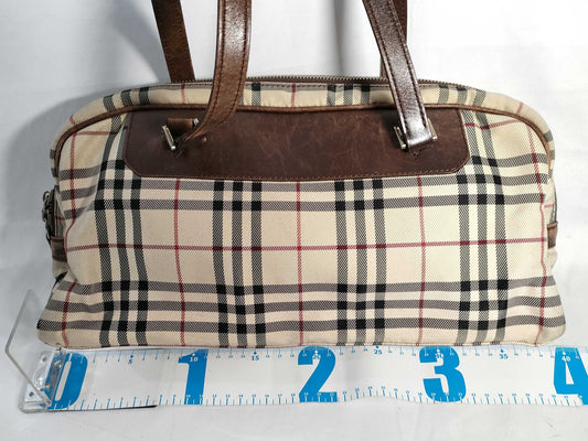 BURBERRY Nova Check Bag Handbag