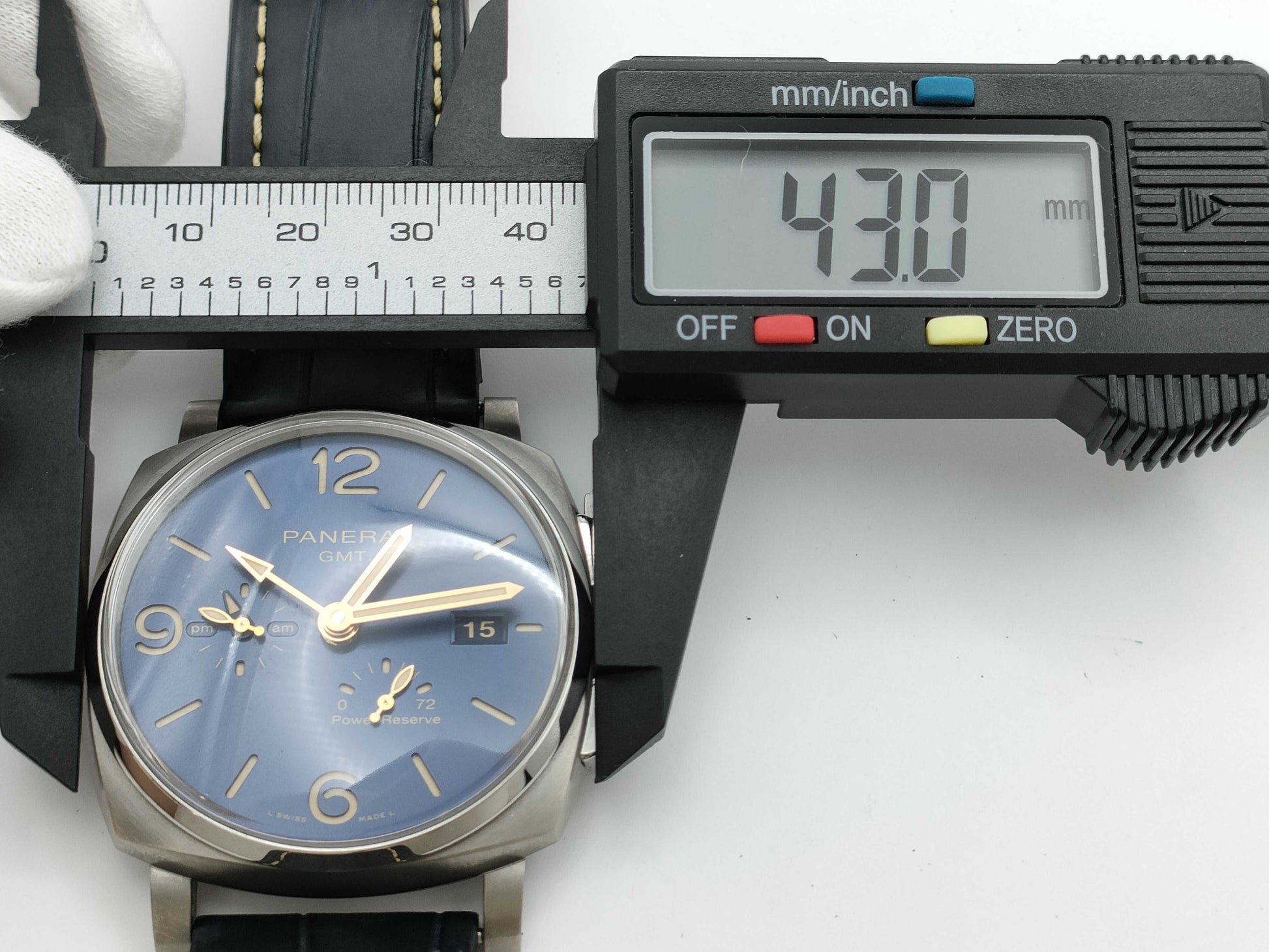 PANERAI Panerai Luminor PAM00964 Doue GMT Power Reserve OP7198 PL0074111 V0353/1000 Navy Dial Automatic Men's Watch