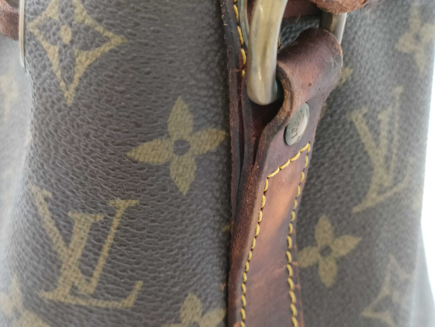 LOUIS VUITTON Monogram Petit Noe Brown Shoulder Bag