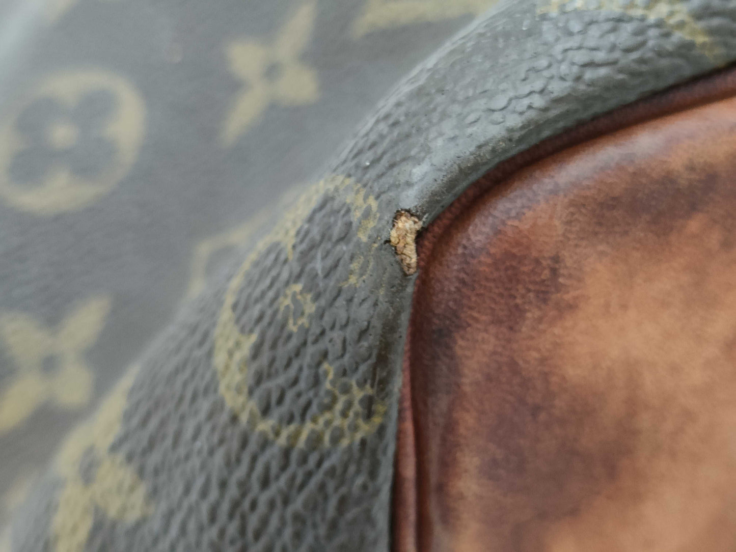 LOUIS VUITTON Monogram Petit Noe Brown Shoulder Bag