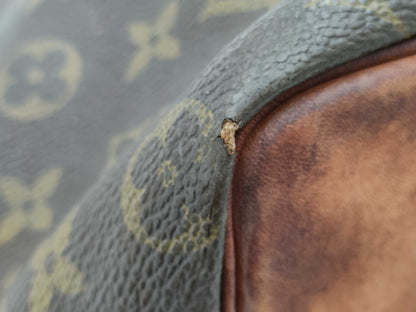 LOUIS VUITTON Monogram Petit Noe Brown Shoulder Bag