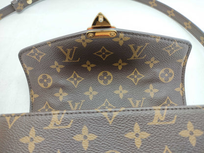 LOUIS VUITTON RFID Verified, Serial Number Unverifiable, Monogram Louis Vuitton Monogram Pochette Metis EW M46279 Brown RFID Enabled Shoulder Bag