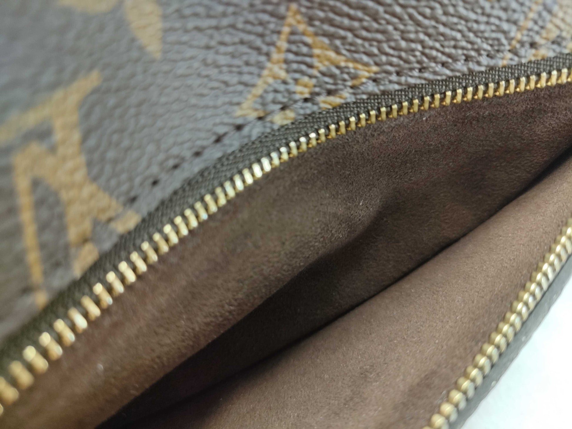 LOUIS VUITTON RFID Verified, Serial Number Unverifiable, Monogram Louis Vuitton Monogram Pochette Metis EW M46279 Brown RFID Enabled Shoulder Bag