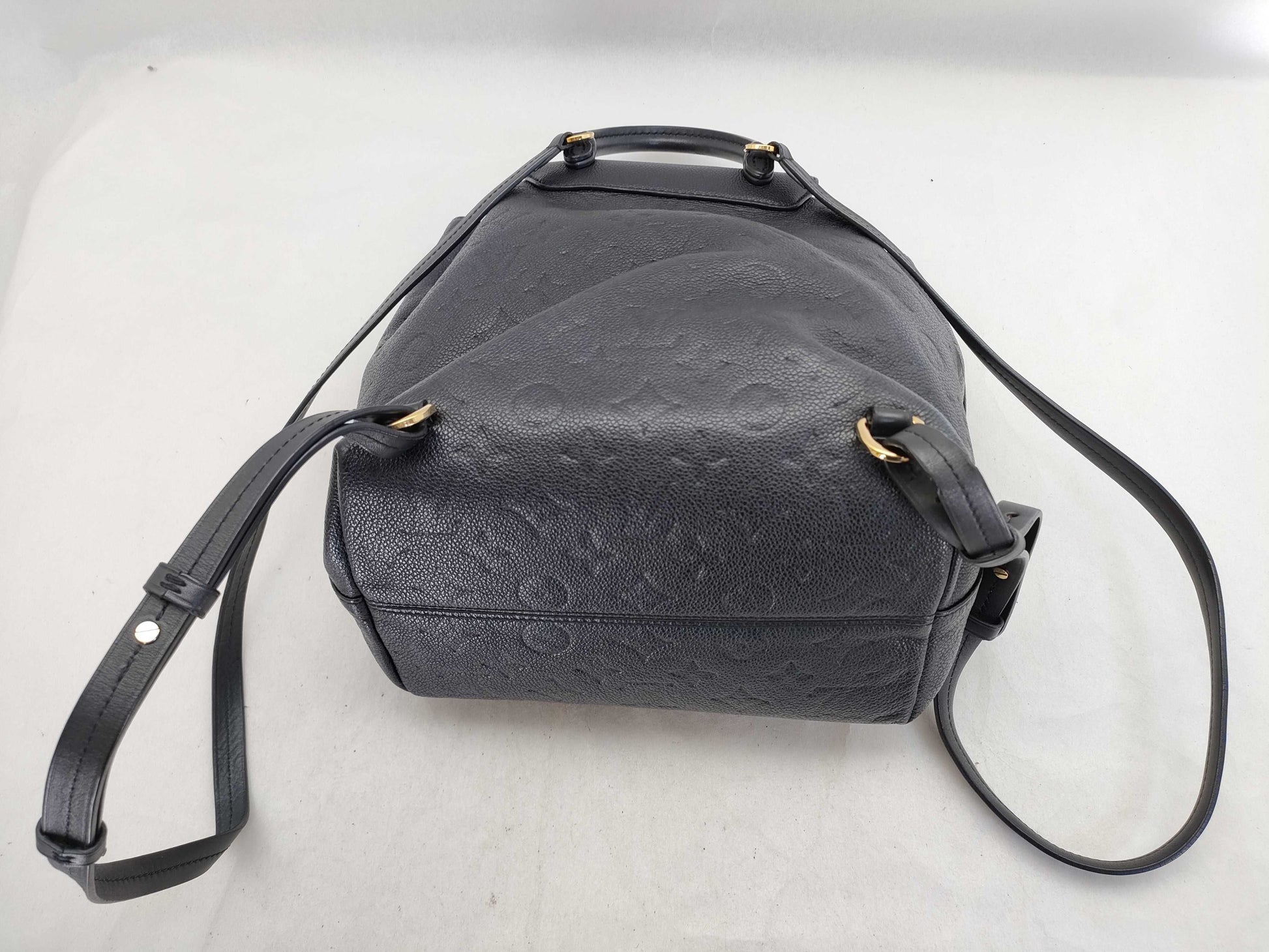 LOUIS VUITTON RFID Unverifiable CT2280 Monogram Empreinte Montsouris PM M45205 CT2280 Black Backpack