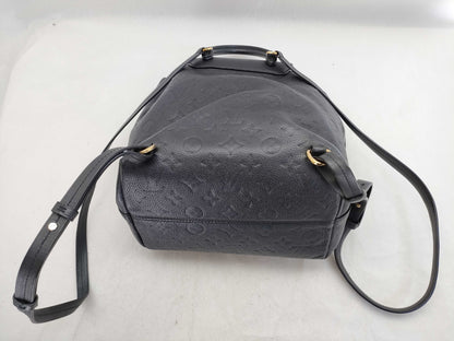 LOUIS VUITTON RFID Unverifiable CT2280 Monogram Empreinte Montsouris PM M45205 CT2280 Black Backpack