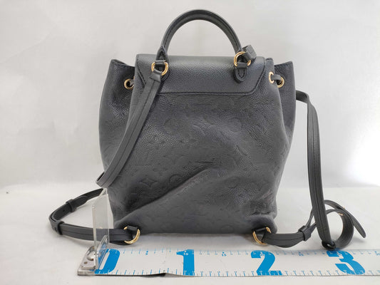 LOUIS VUITTON RFID Unverifiable CT2280 Monogram Empreinte Montsouris PM M45205 CT2280 Black Backpack
