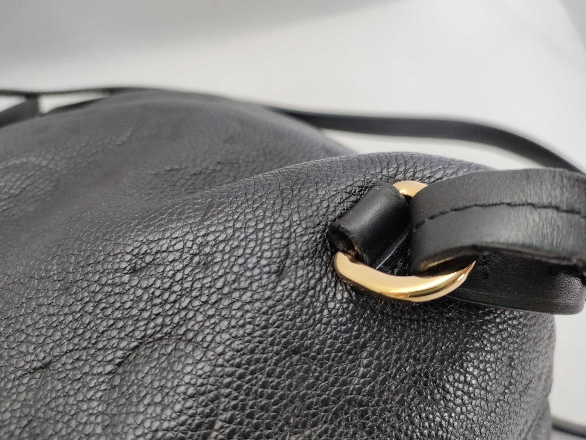 LOUIS VUITTON RFID Unverifiable CT2280 Monogram Empreinte Montsouris PM M45205 CT2280 Black Backpack