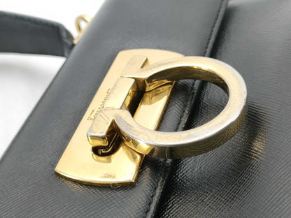 Salvatore Ferragamo Gancini 2-Way Handbag Gancini Handbag