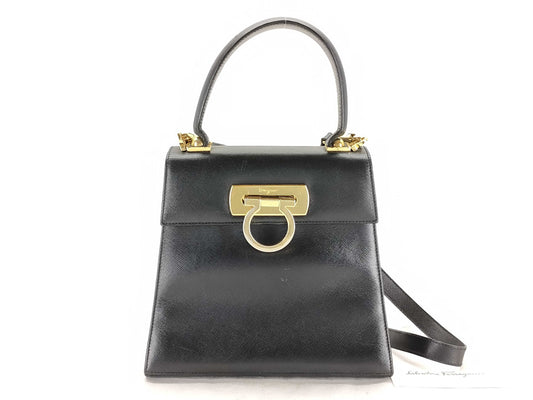 Salvatore Ferragamo Gancini 2-Way Handbag Gancini Handbag