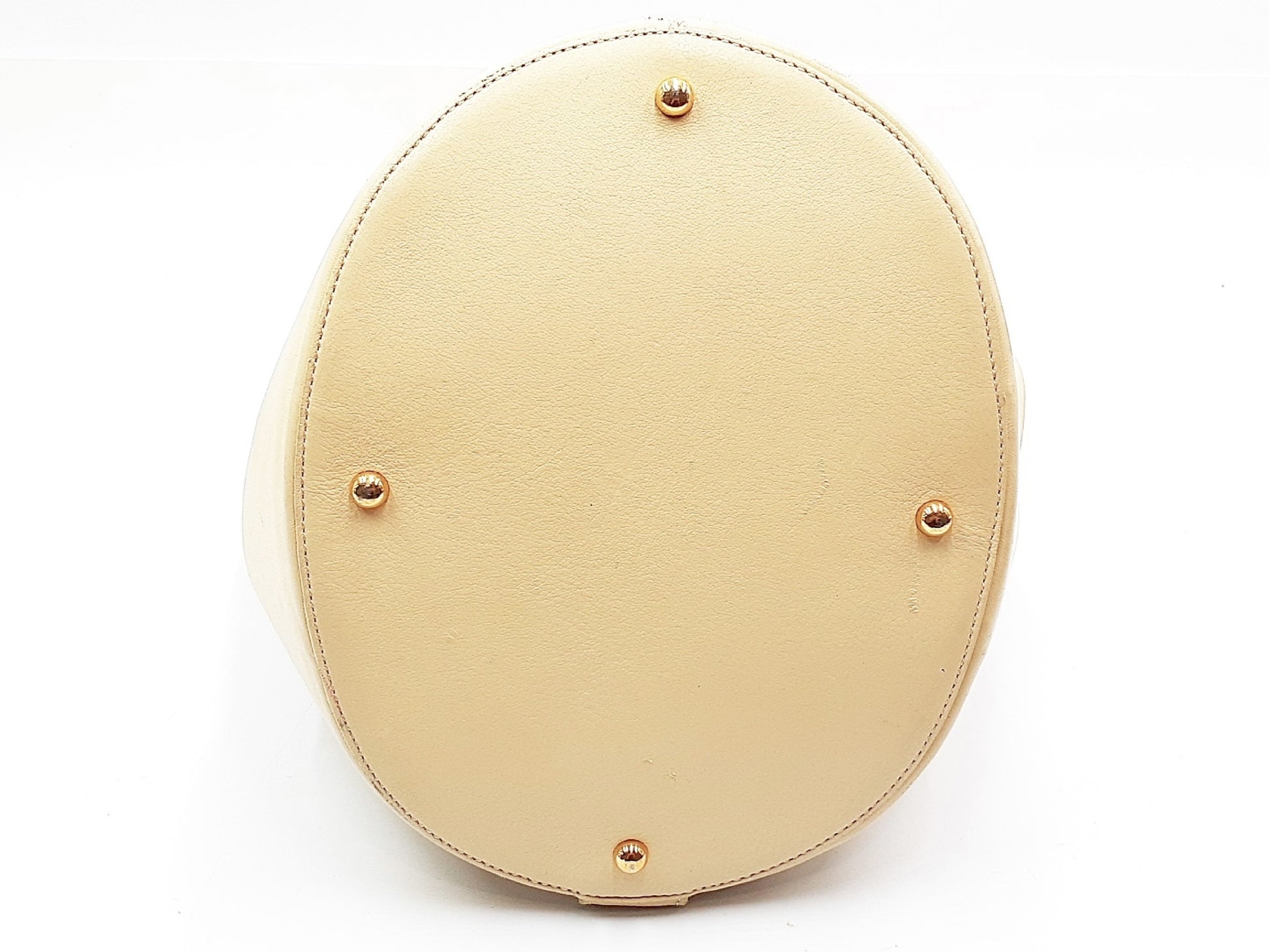 LOEWE Anton Gold Hardware Leather Shoulder Bag