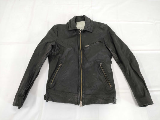 Nano Universe Leather Jacket M