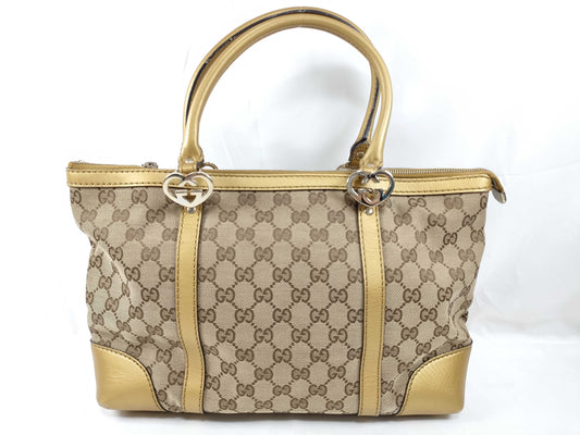 GUCCI GUCCI GG Canvas Tote Bag 257069 520981 Tote Bag