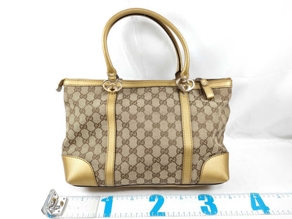 GUCCI GUCCI GG Canvas Tote Bag 257069 520981 Tote Bag