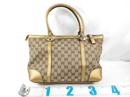 GUCCI GUCCI GG Canvas Tote Bag 257069 520981 Tote Bag