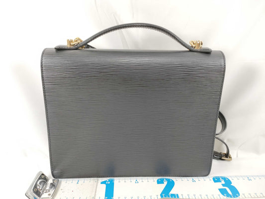 LOUIS VUITTON SR 1918 RFID Unverifiable Epi Leather LOUIS VUITTON Monceau M52122 Handbag