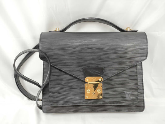 LOUIS VUITTON SR 1918 RFID Unverifiable Epi Leather LOUIS VUITTON Monceau M52122 Handbag