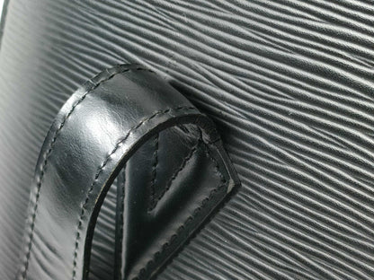 LOUIS VUITTON RFID Unverifiable Serial Number Unverifiable Epi Louis Vuitton Epi Noir Lussack M52282 Handbag