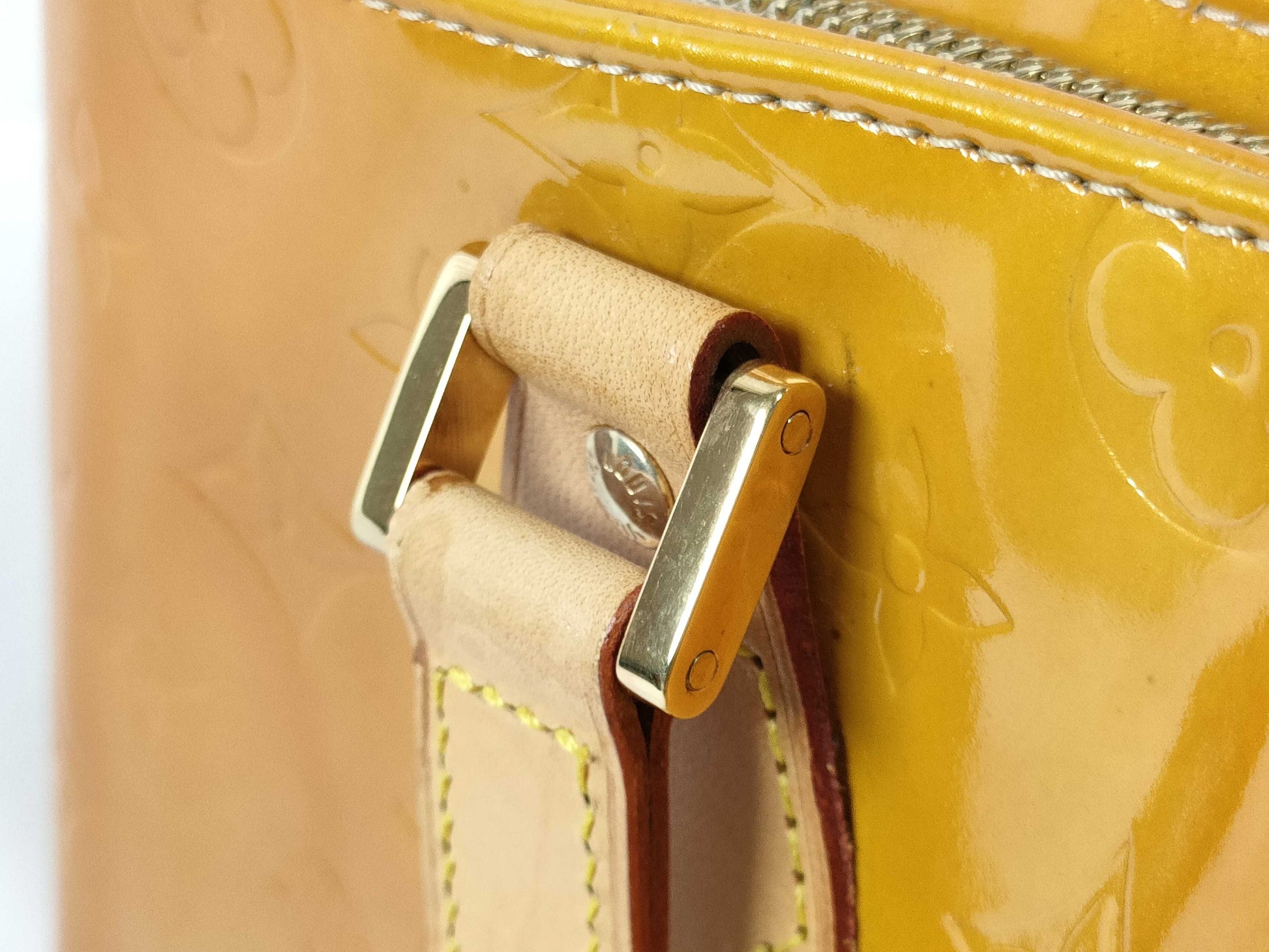 LOUIS VUITTON TH 0968 RFID Unverified Vernis Louis Vuitton Houston M91340 Tote Bag