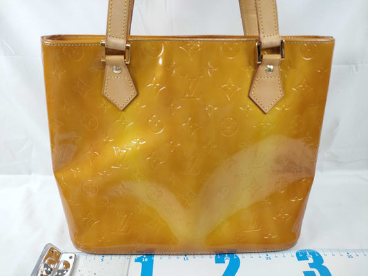 LOUIS VUITTON TH 0968 RFID Unverified Vernis Louis Vuitton Houston M91340 Tote Bag