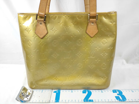 LOUIS VUITTON TH 0939 RFID Unverified Vernis Louis Vuitton Houston M91055 Tote Bag