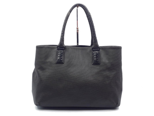 BOTTEGA VENETA Marco Polo Intrecciato Leather Tote Bag