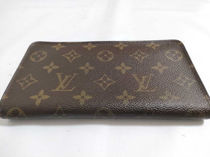 LOUIS VUITTON Monogram LOUIS VUITTON Monogram Porto Mone Zip Wallet