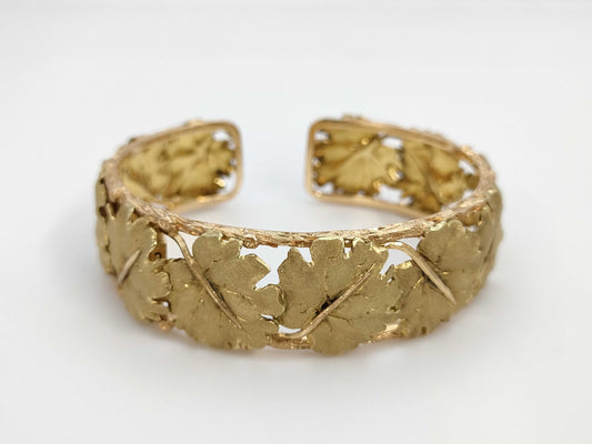 GIANMARIA BUCCELLATI Vintage 18K Yellow Gold Bracelet/Bangle, 39.6g 