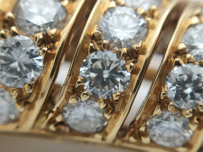 Cartier Pearl and Diamond Necklace, Yellow Gold 750, 15.3g 