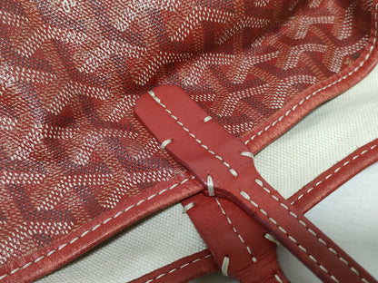 GOYARD Saint Louis PM Tote Bag PVC Red