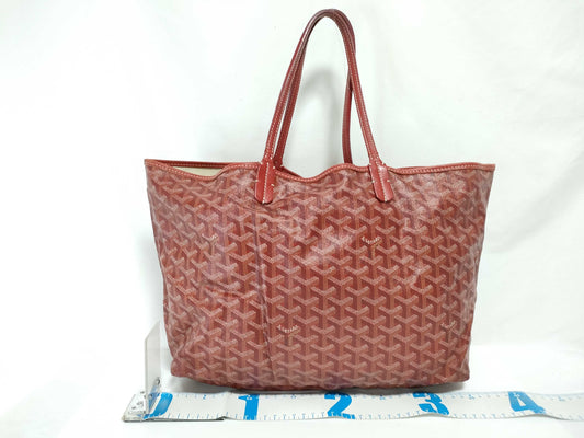 GOYARD Saint Louis PM Tote Bag PVC Red