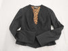 DOLCE&GABBANA DOLCE&GABBANA Collarless Jacket Corset Leopard Print Size 40 Jacket
