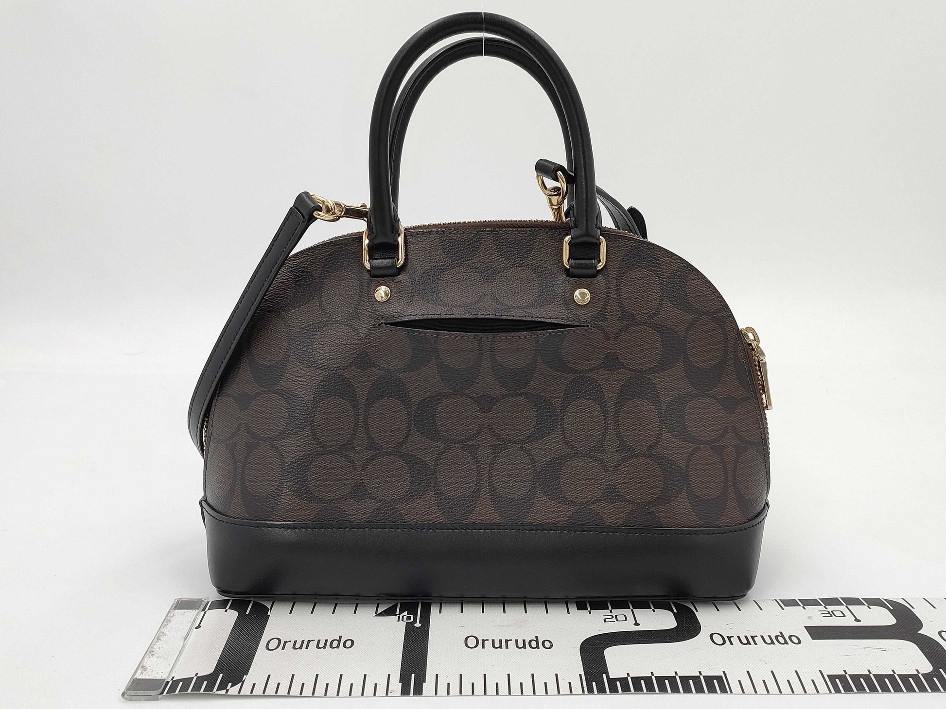COACH Signature Sierra Satchel Shoulder Bag 2-Way Handbag