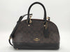 COACH Signature Sierra Satchel Shoulder Bag 2-Way Handbag
