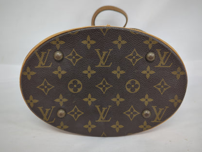 LOUIS VUITTON M42238 Monogram Bucket PM Tote Bag