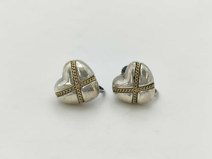 Tiffany & Co. Tiffany 925/750 Heart Earrings