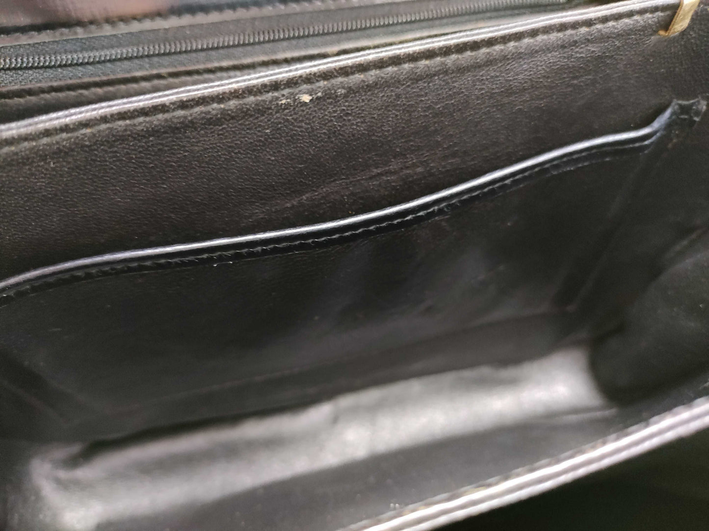 CELINE CELINE Leather Shoulder Bag with Carriage Hardware