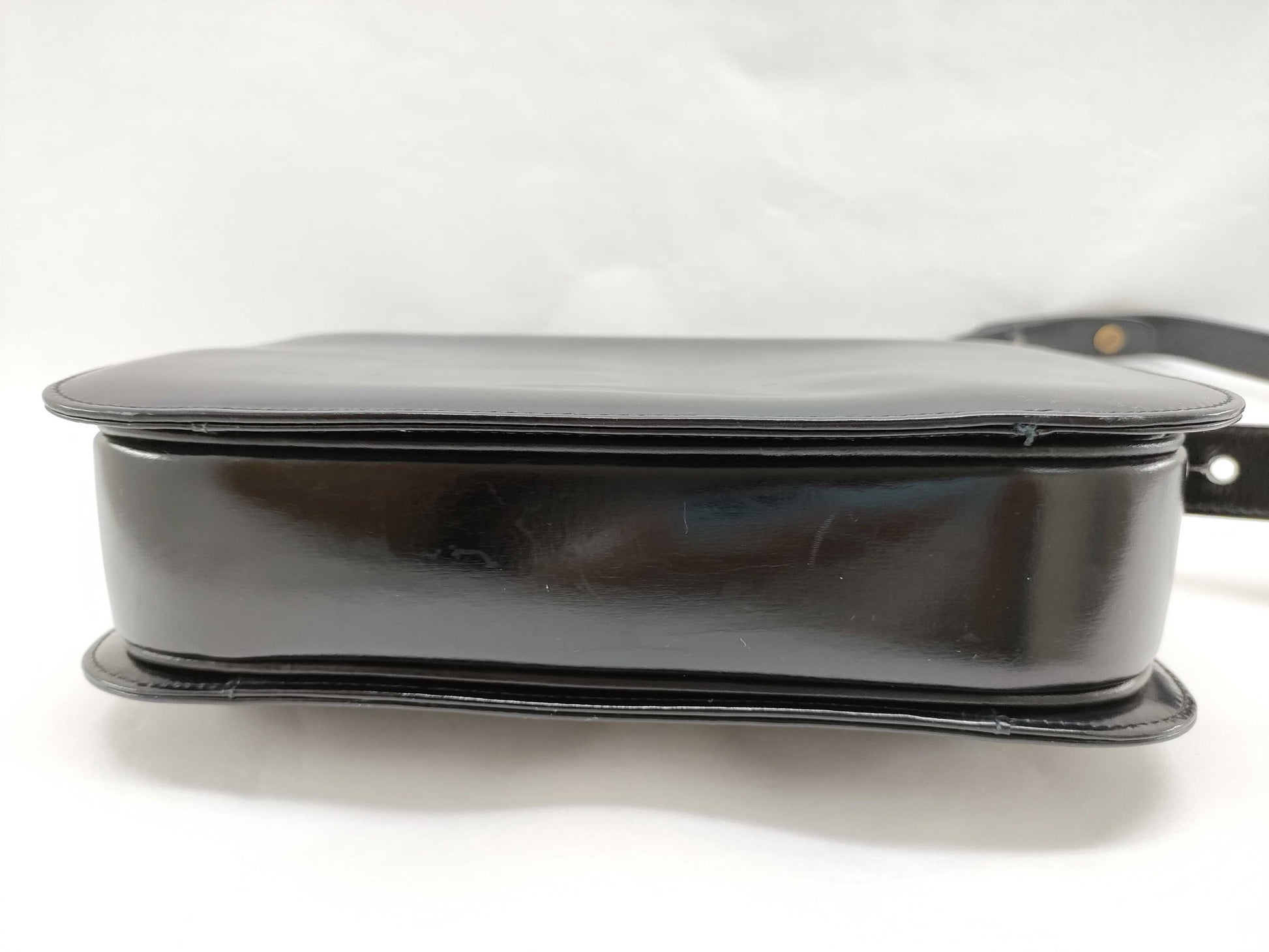CELINE CELINE Leather Shoulder Bag with Carriage Hardware