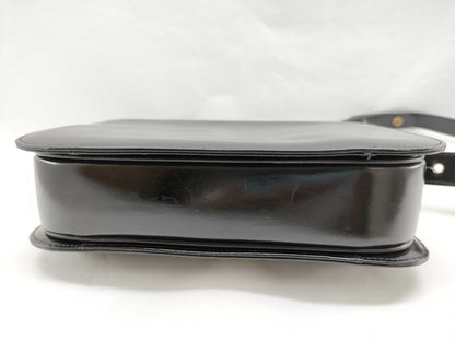 CELINE CELINE Leather Shoulder Bag with Carriage Hardware